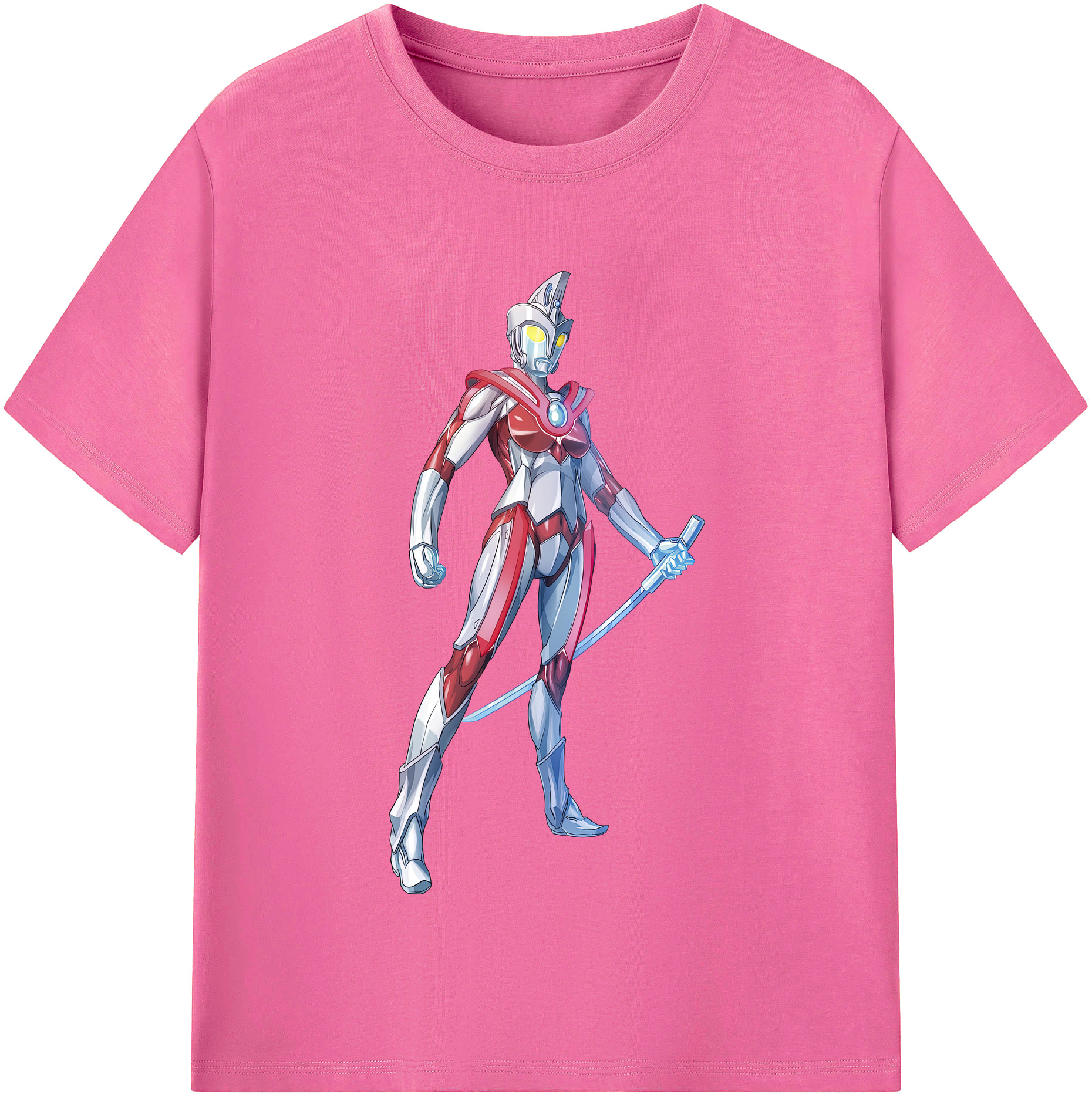 （画像用） ウルトラマン Ultraman レディースカジュアルプリントTシャツ（綿100％）
